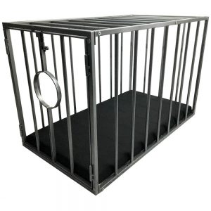 Playroom - Cage métal BDSM pour esclave / doggy démontable
